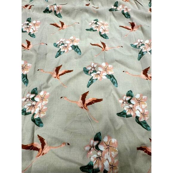 NWT!!! Free Planet Mens, Short Sleeve,Flamingoes, Flowers, MSRP 50, Mens L - Picture 11 of 11